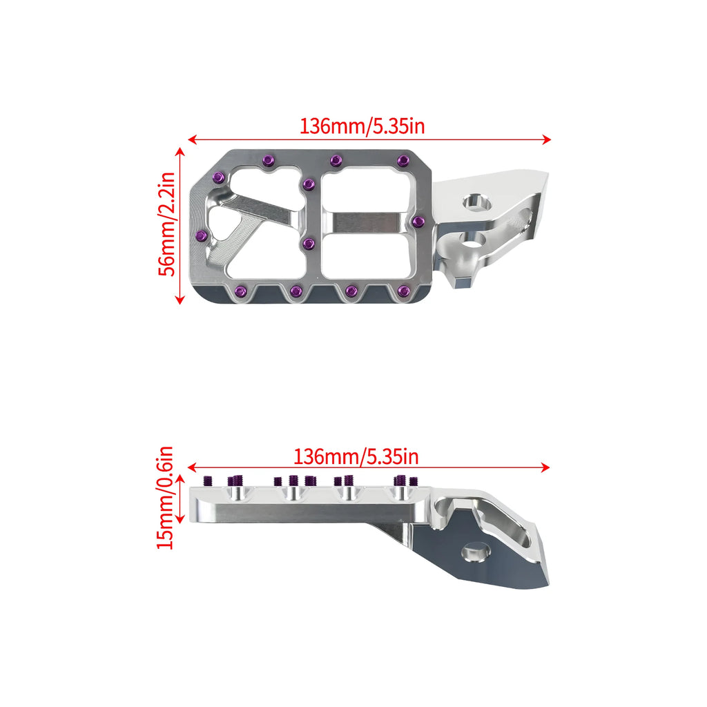Anodized Surron Ultra Bee pegs