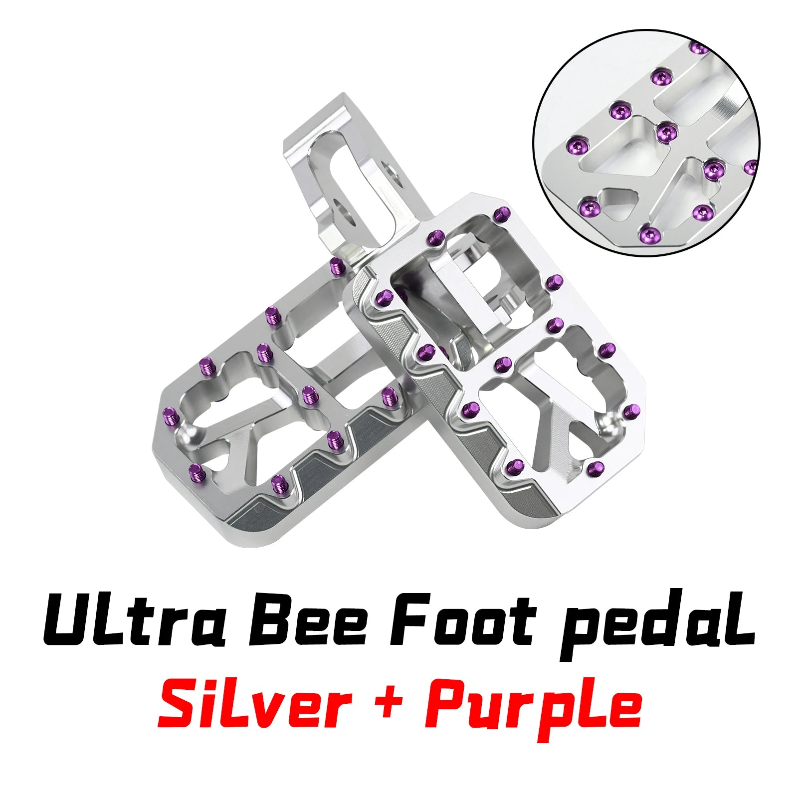 Anodized Surron Ultra Bee pegs